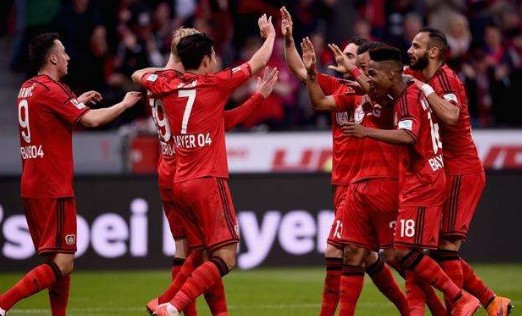  勒沃库森三连胜强势回归德甲第一集团